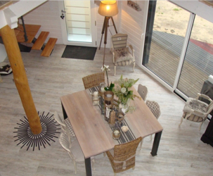 Intérieur maison ossature bois